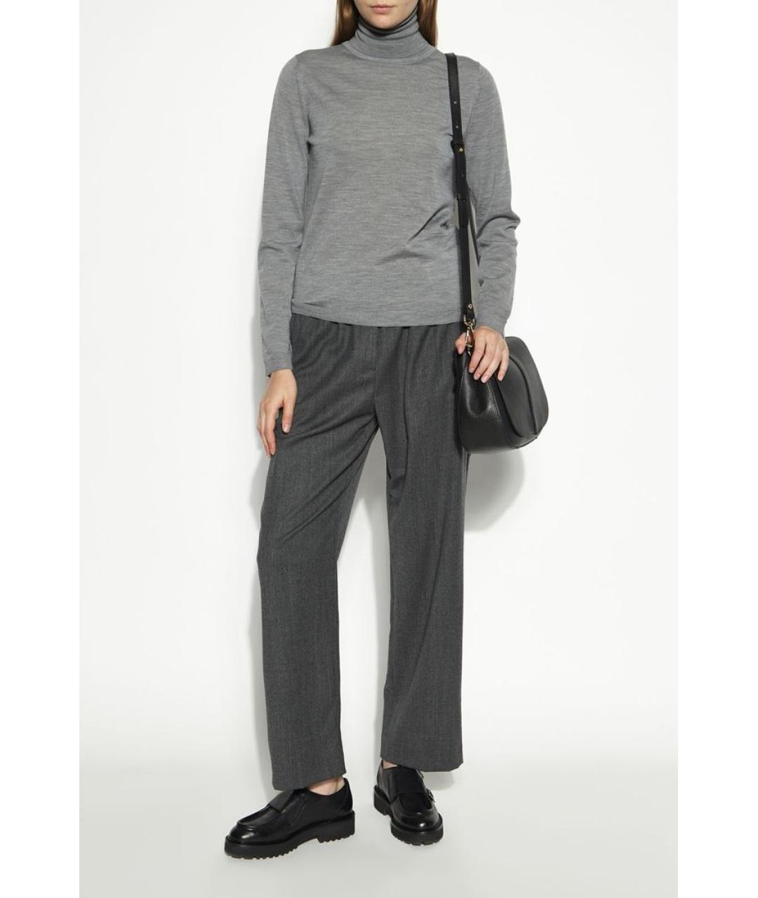 MAX MARA Серая водолазка, фото 2