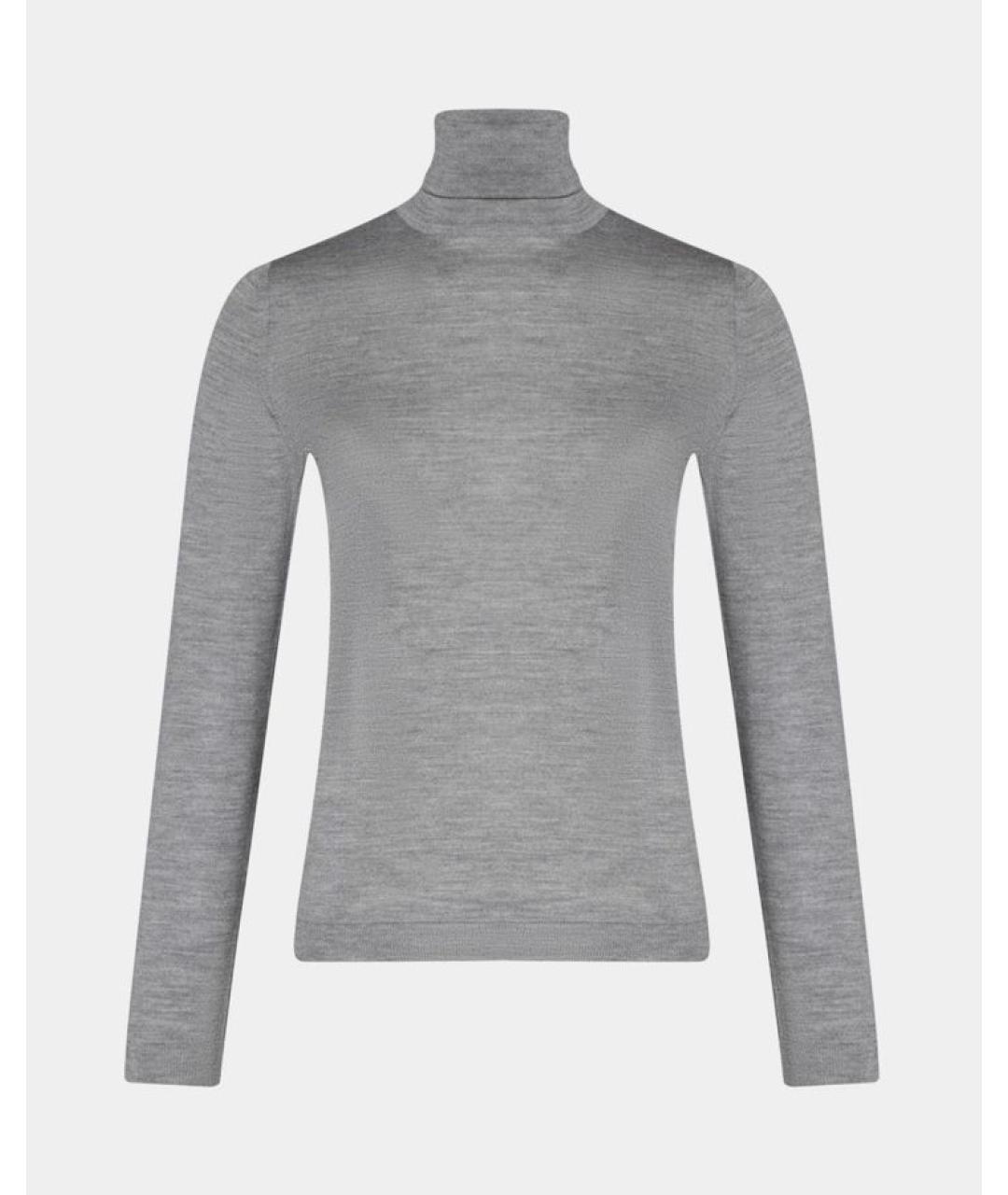 MAX MARA Серая водолазка, фото 5