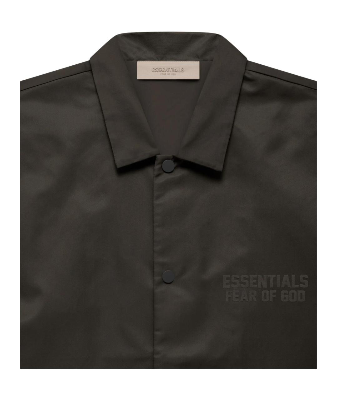 FEAR OF GOD ESSENTIALS Серая рубашка, фото 3