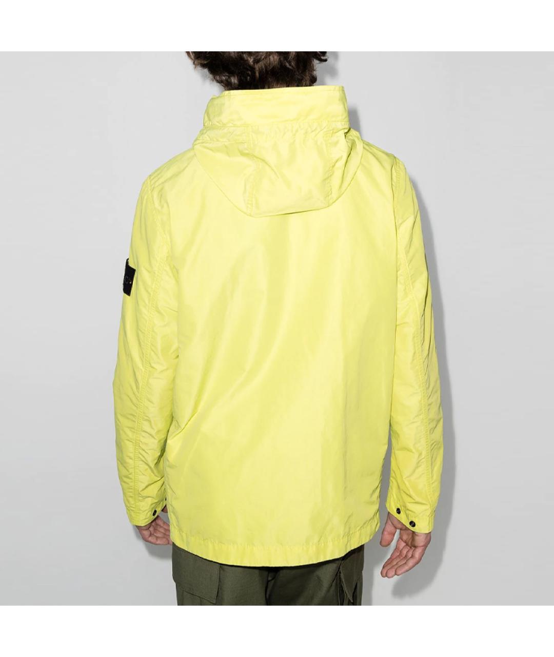 STONE ISLAND Желтая спортивная куртка, фото 3