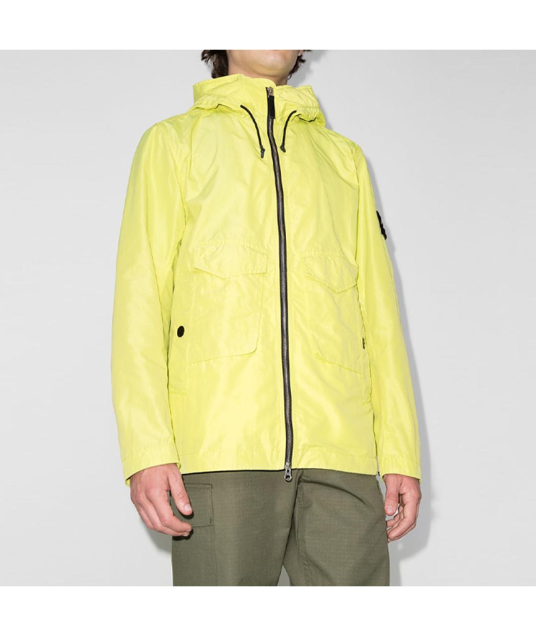STONE ISLAND Желтая спортивная куртка, фото 2