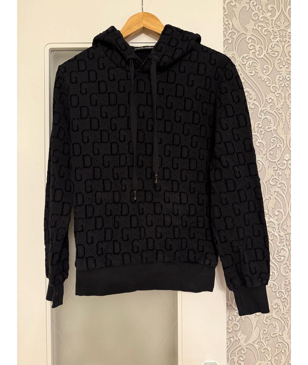 DOLCE&GABBANA Черный хлопковый спортивные костюмы, фото 2