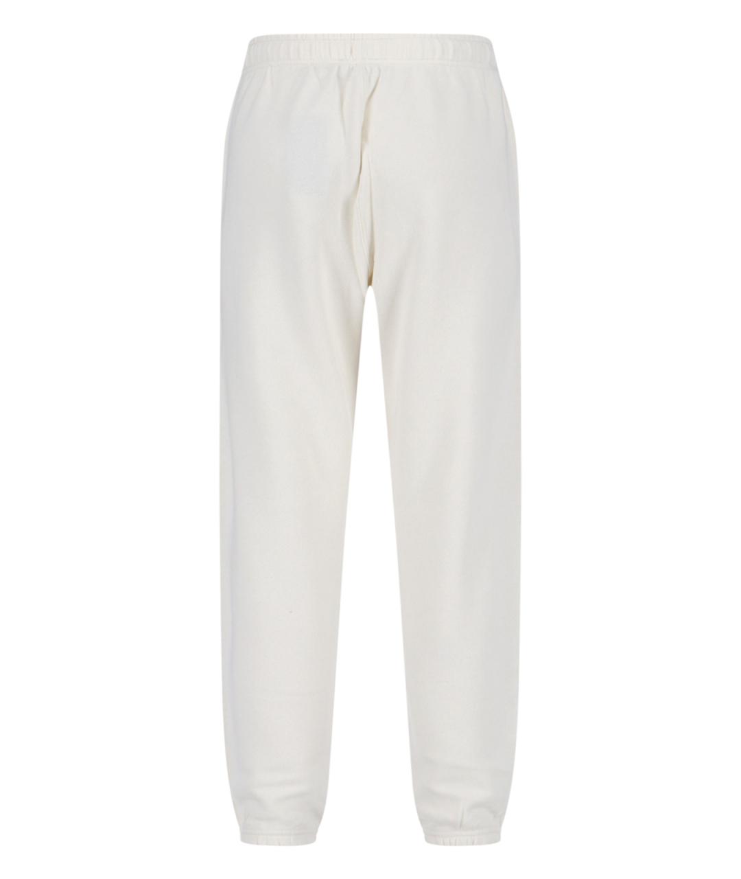 POLO RALPH LAUREN Белые хлопковые прямые брюки, фото 2