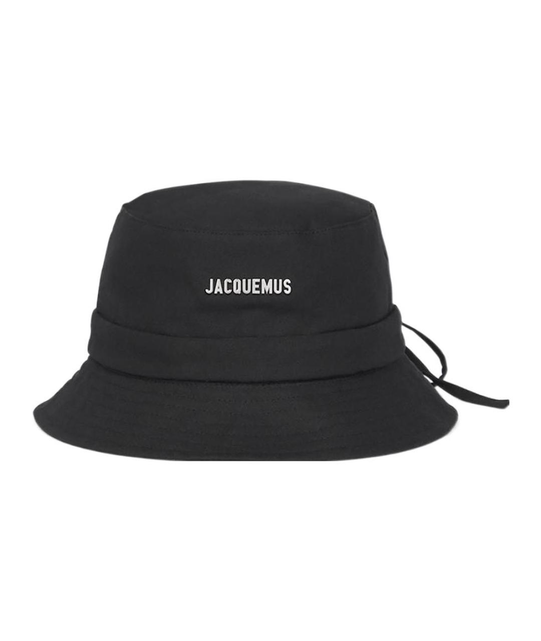 JACQUEMUS Черная хлопковая панама, фото 1