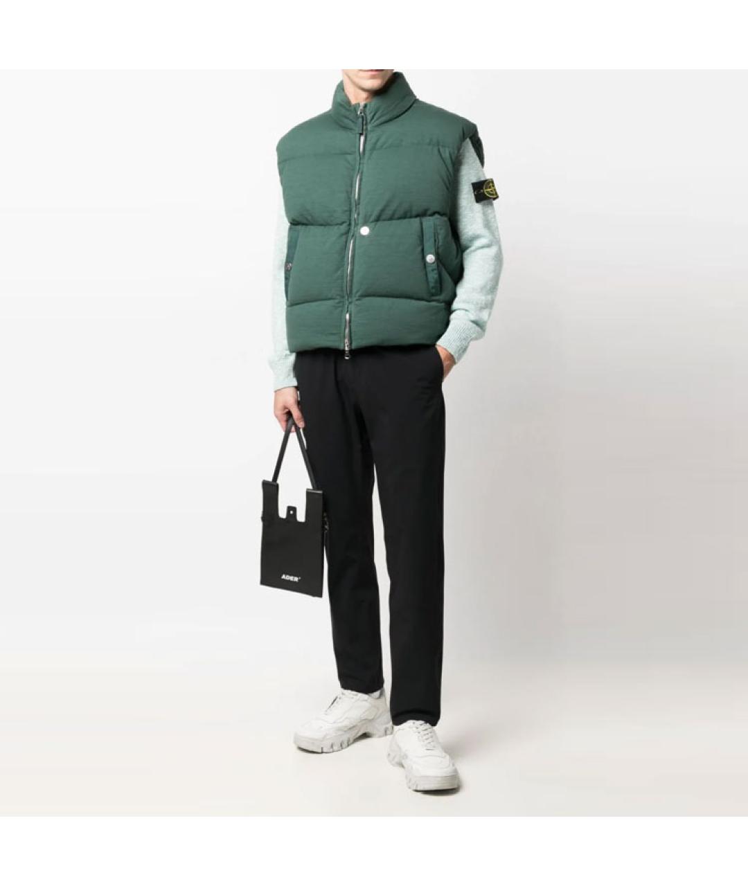 STONE ISLAND Зеленый жилет, фото 2