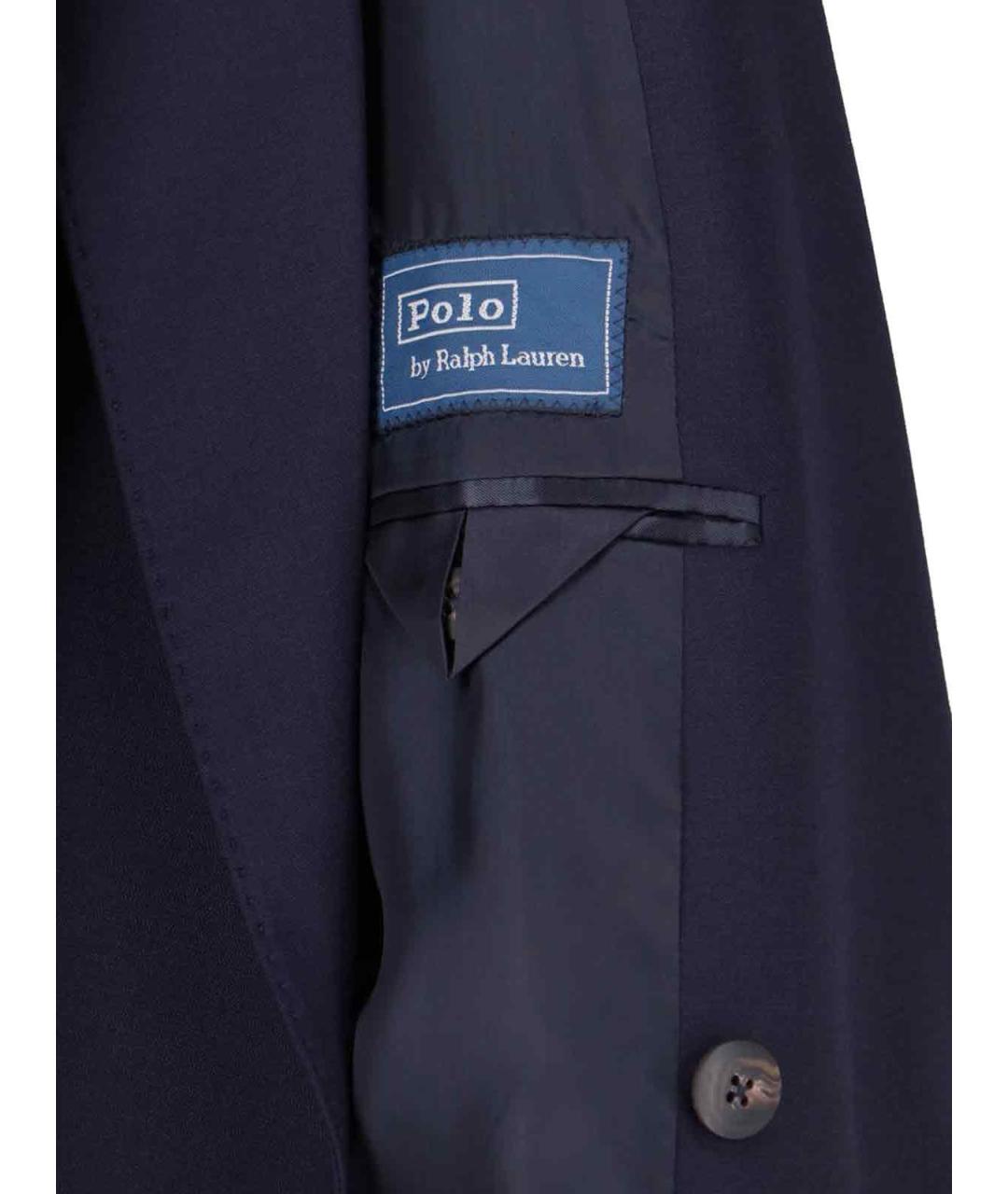 POLO RALPH LAUREN Синий хлопковый жакет/пиджак, фото 5