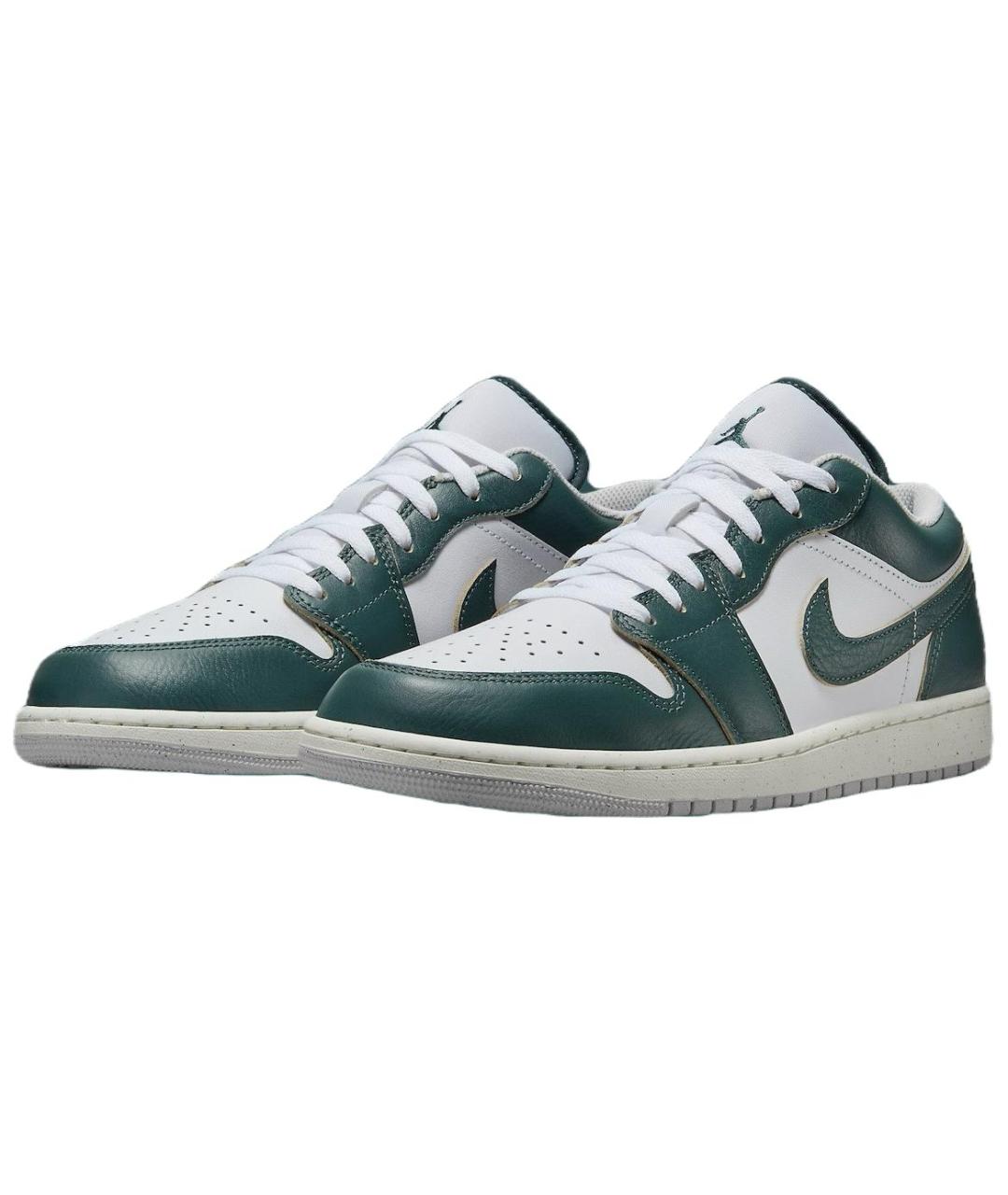 JORDAN Зеленые низкие кроссовки / кеды, фото 3