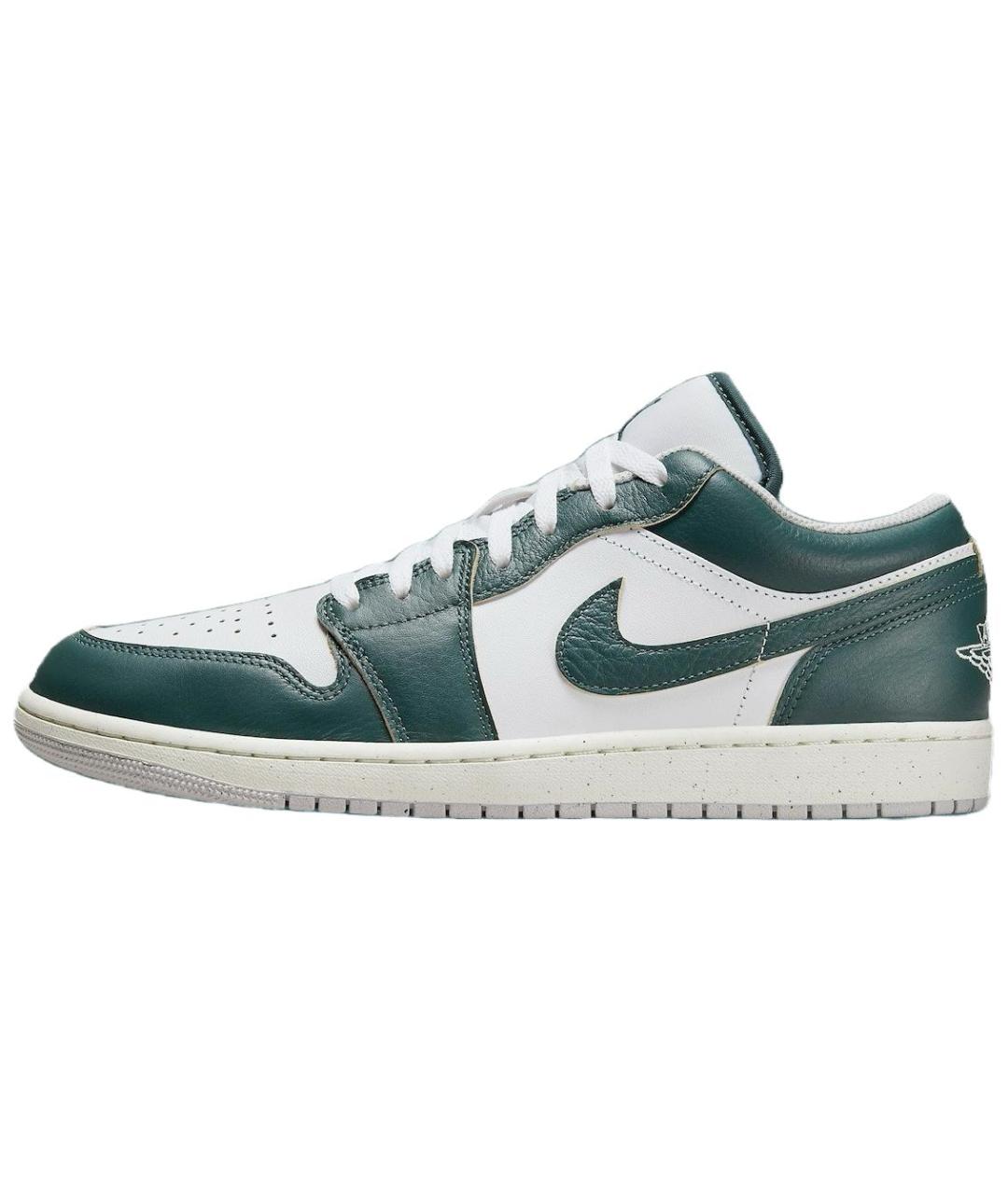 JORDAN Зеленые низкие кроссовки / кеды, фото 2