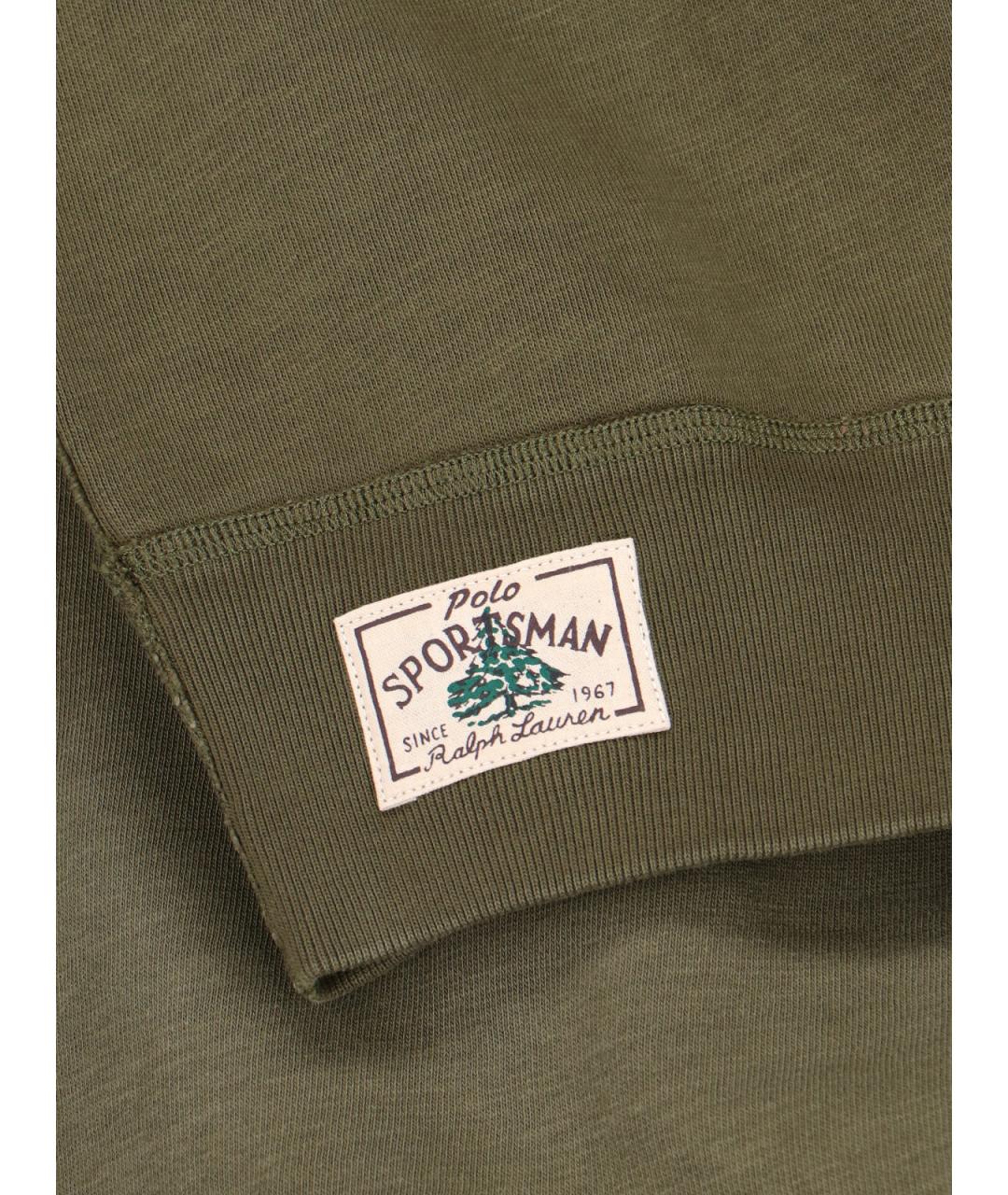 POLO RALPH LAUREN Хаки хлопковый джемпер / свитер, фото 3