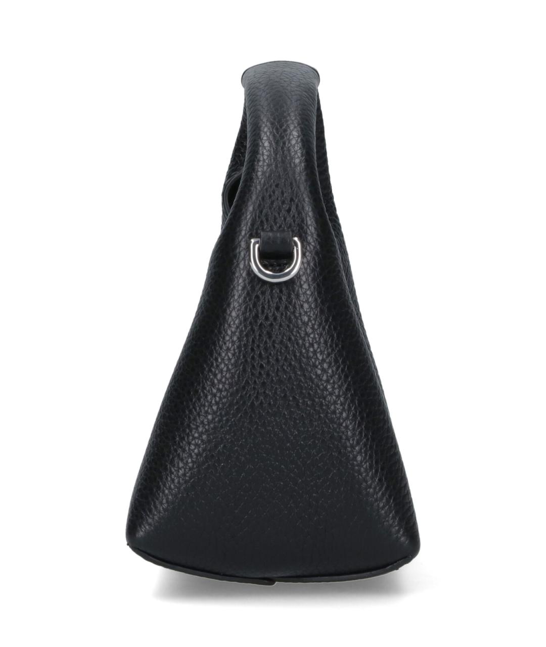 MARC JACOBS Черная кожаная сумка с короткими ручками, фото 5