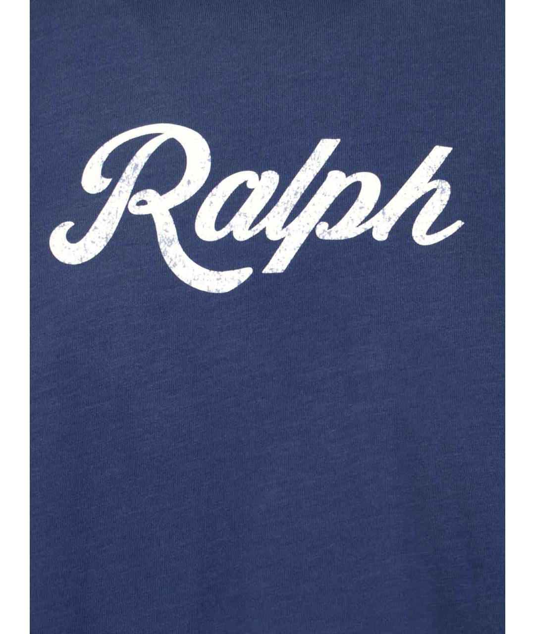 POLO RALPH LAUREN Синяя хлопковая футболка, фото 3