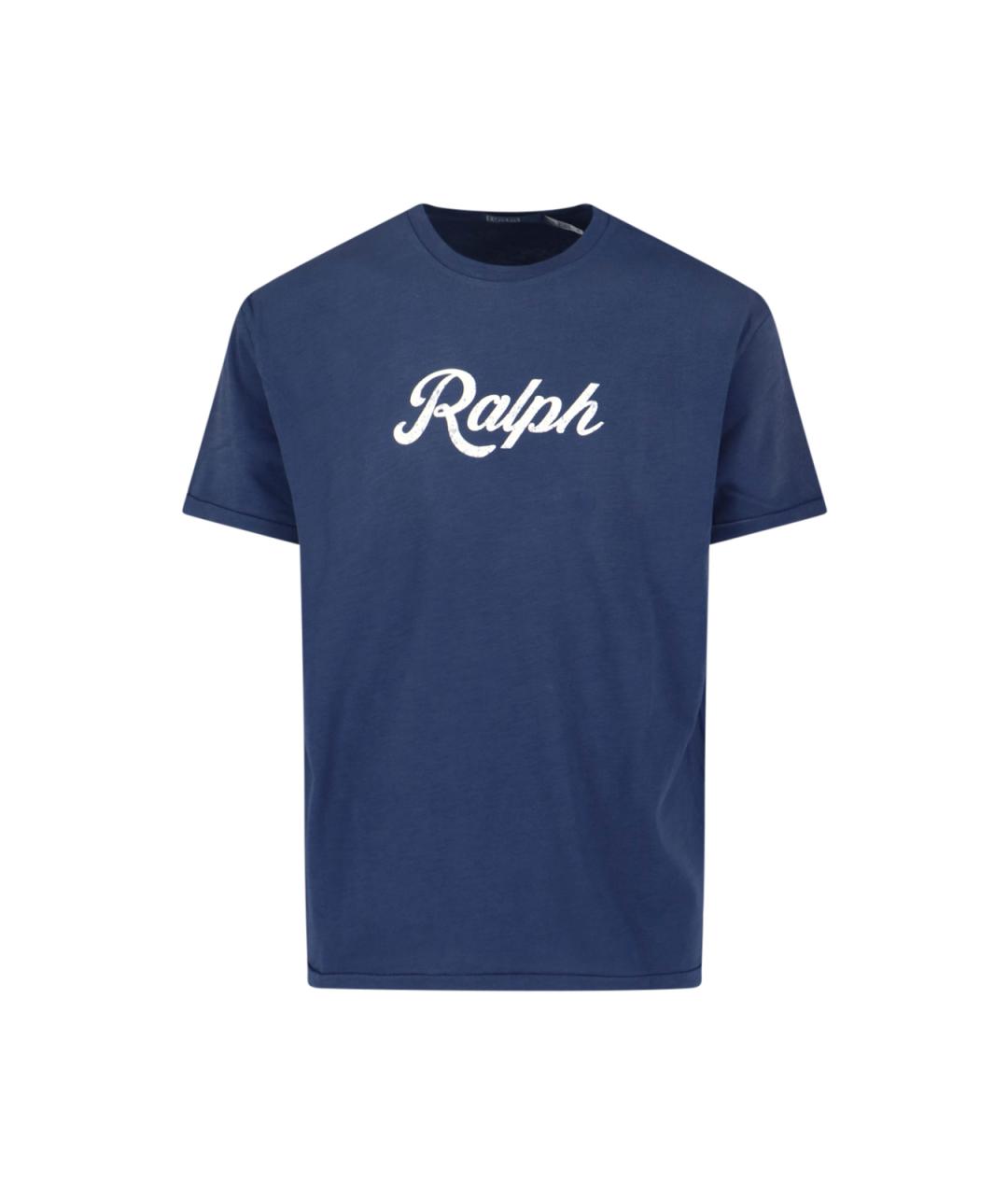 POLO RALPH LAUREN Синяя хлопковая футболка, фото 1