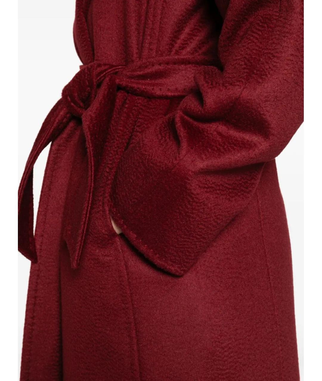 MAX MARA Красное шерстяное пальто, фото 3