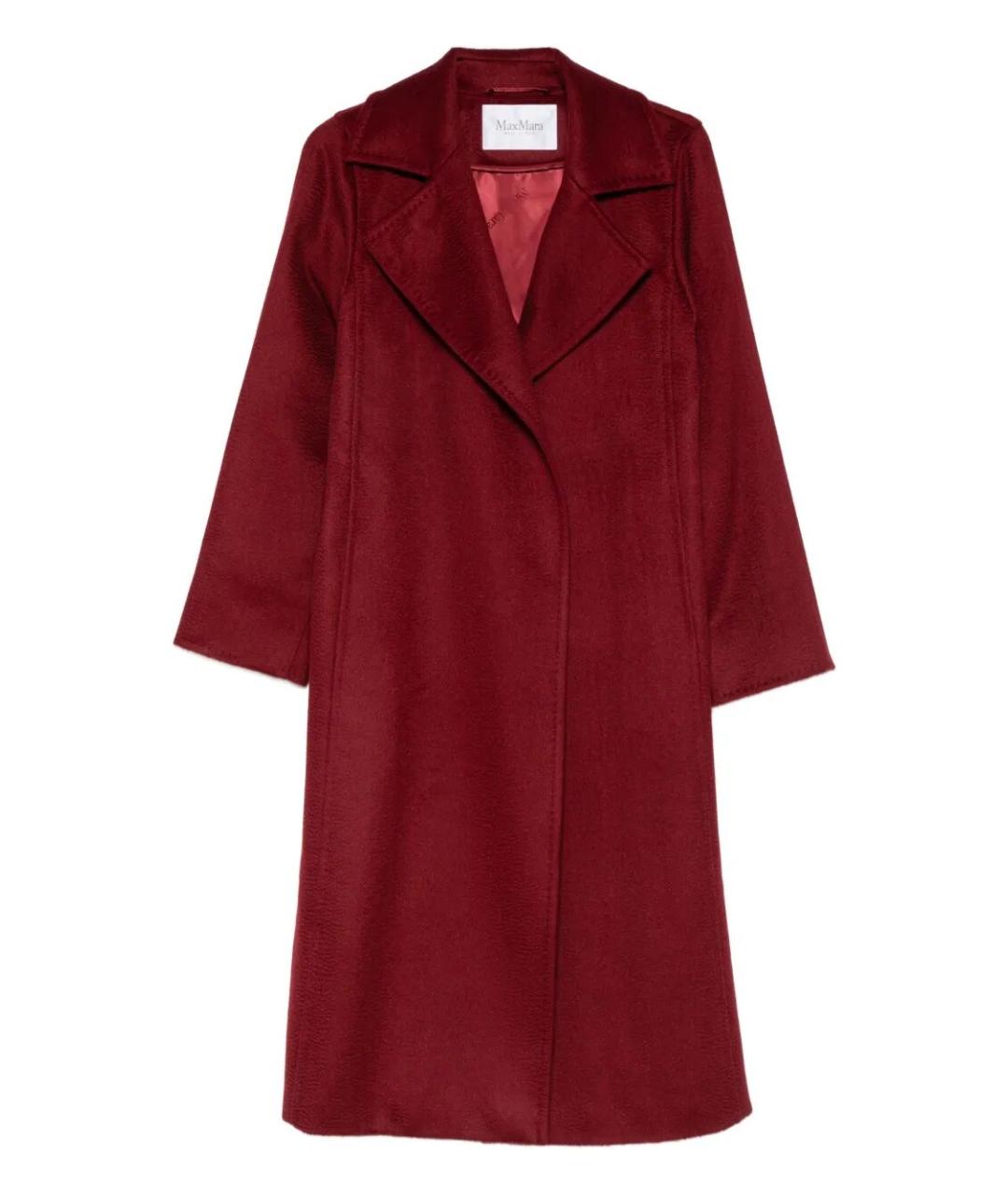 MAX MARA Красное шерстяное пальто, фото 1