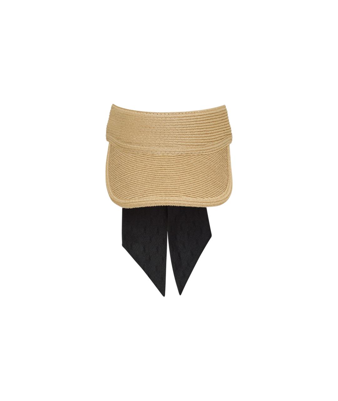 SAINT LAURENT Бежевая шляпа, фото 1