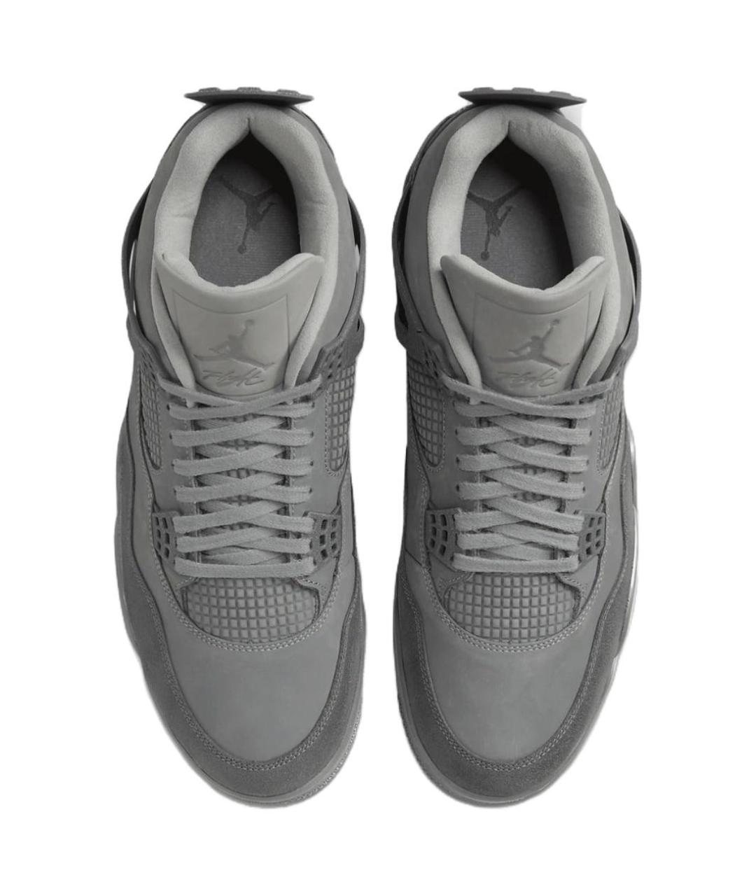 JORDAN Серые высокие кроссовки / кеды, фото 4