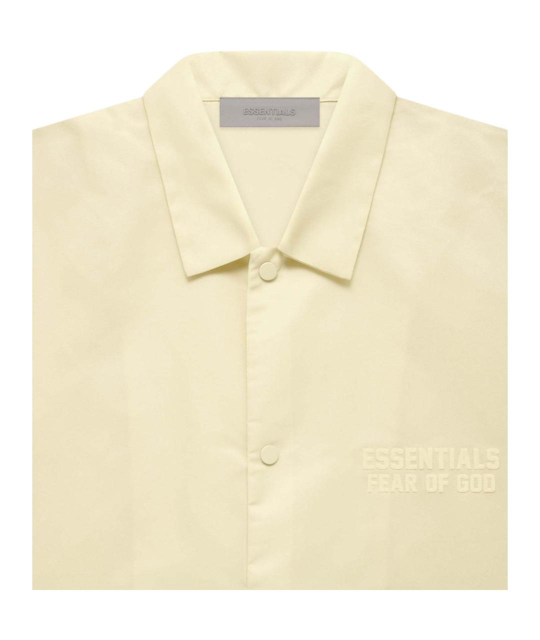 FEAR OF GOD ESSENTIALS Желтая рубашка, фото 3