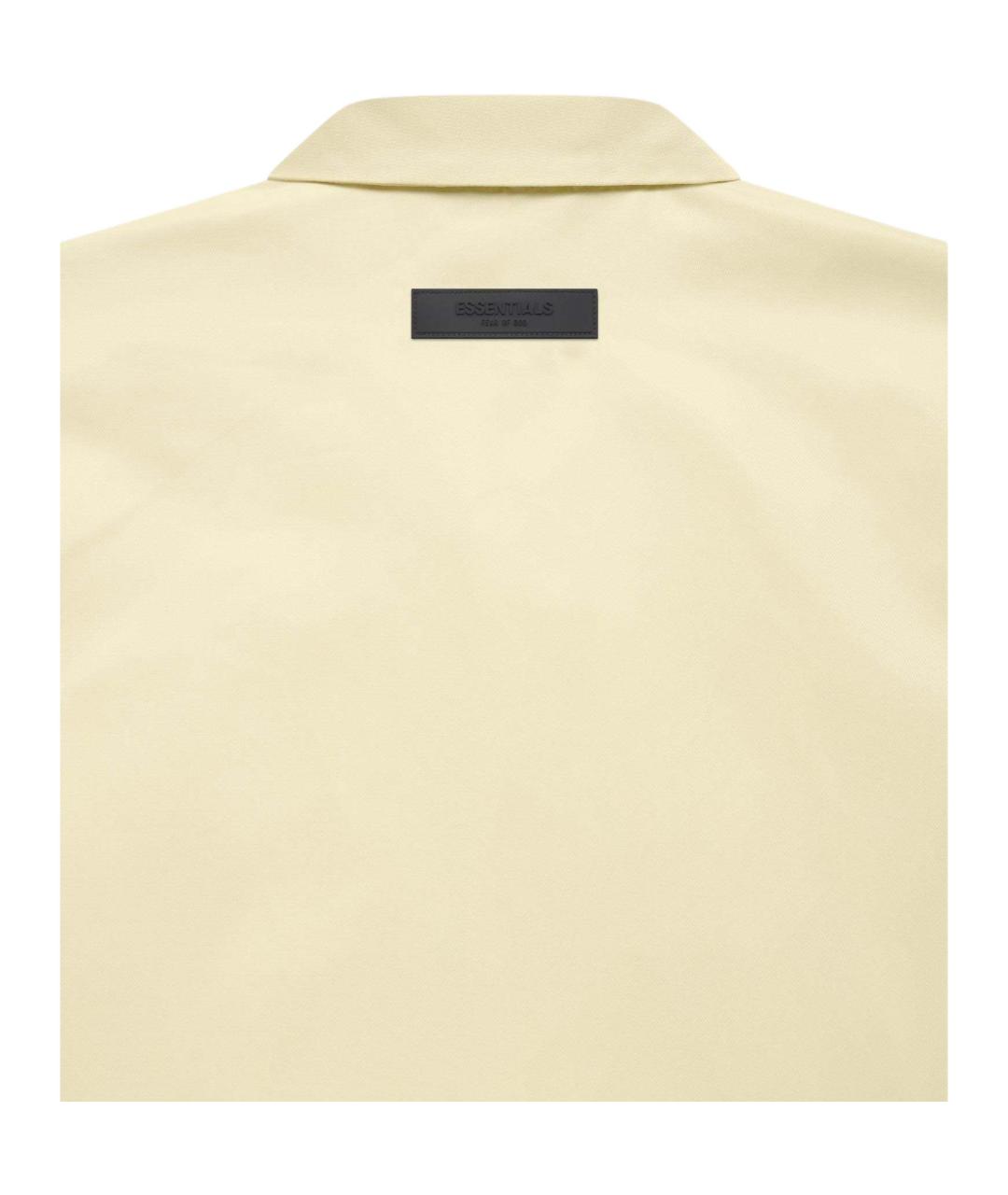 FEAR OF GOD ESSENTIALS Желтая рубашка, фото 4