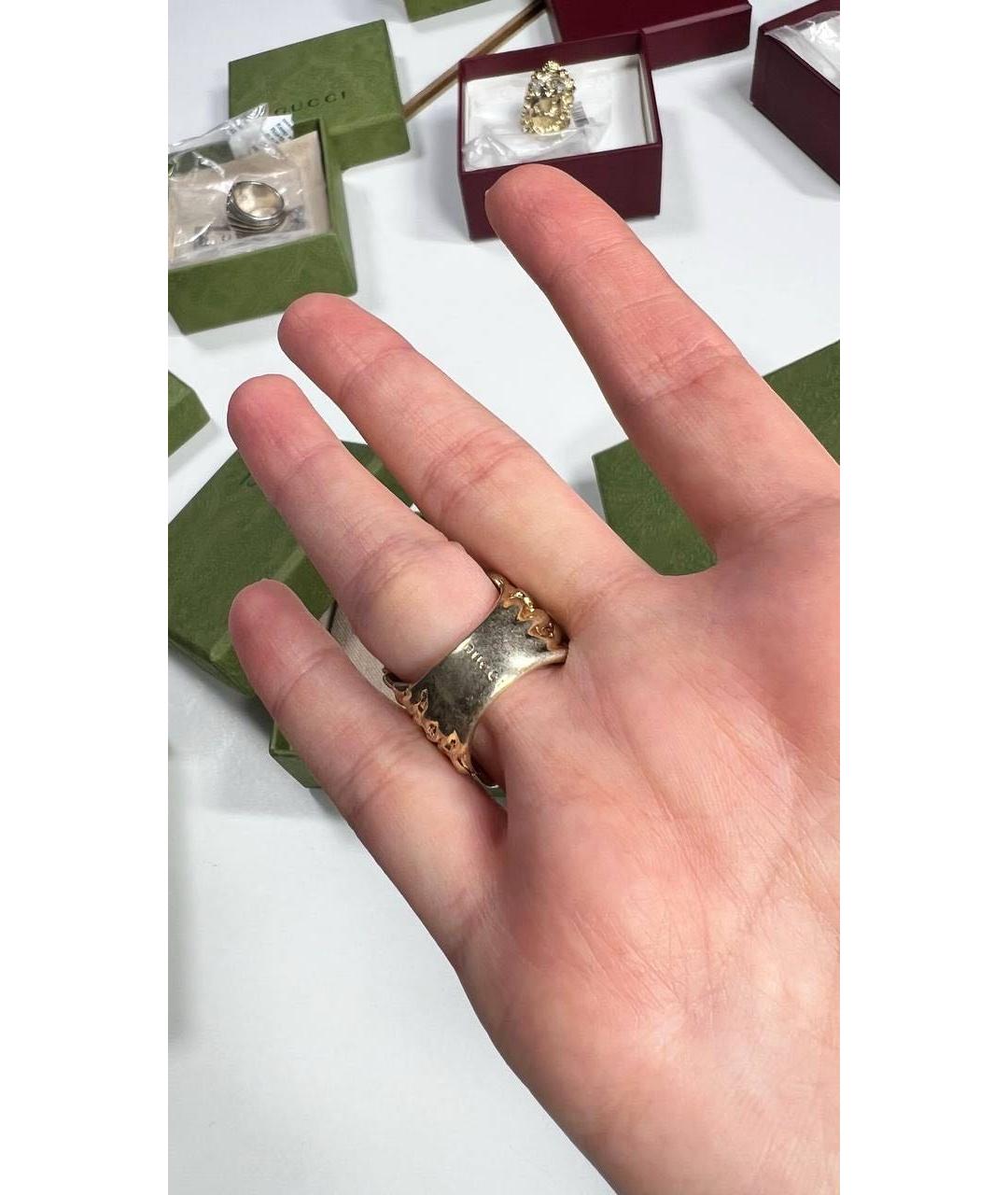 GUCCI Серебряное кольцо, фото 4