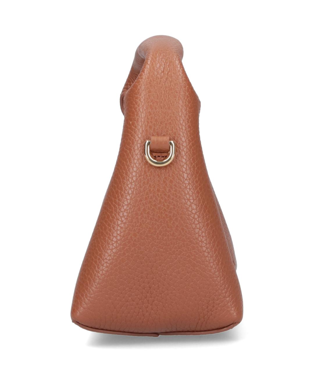 MARC JACOBS Коричневая кожаная сумка с короткими ручками, фото 5