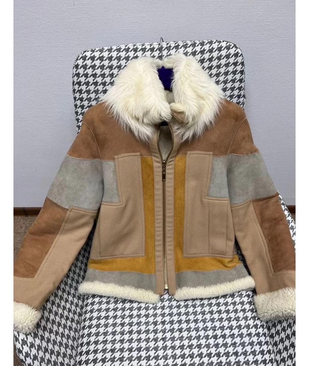 CHLOE Мульти замшевая дубленка, фото 3