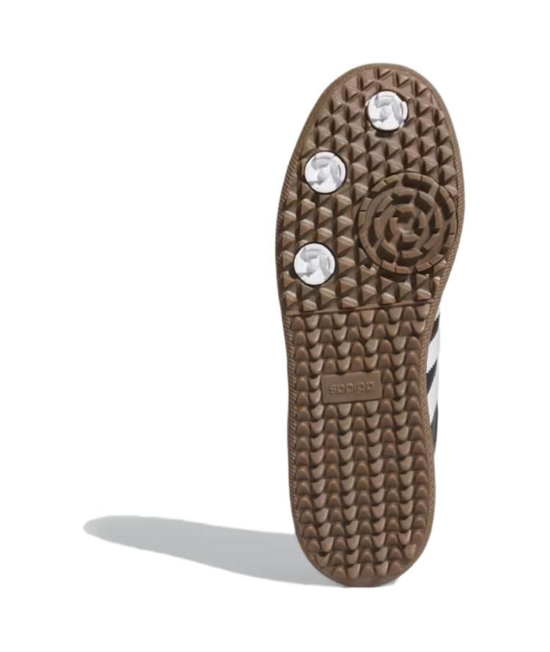 ADIDAS Черные кожаные кеды, фото 5