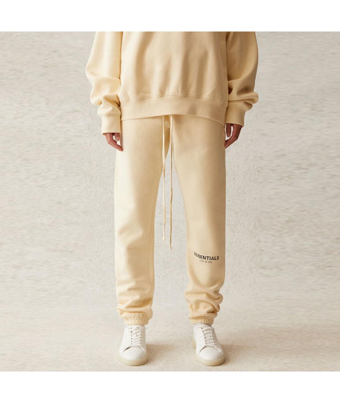 FEAR OF GOD ESSENTIALS Бежевые спортивные брюки и шорты, фото 3
