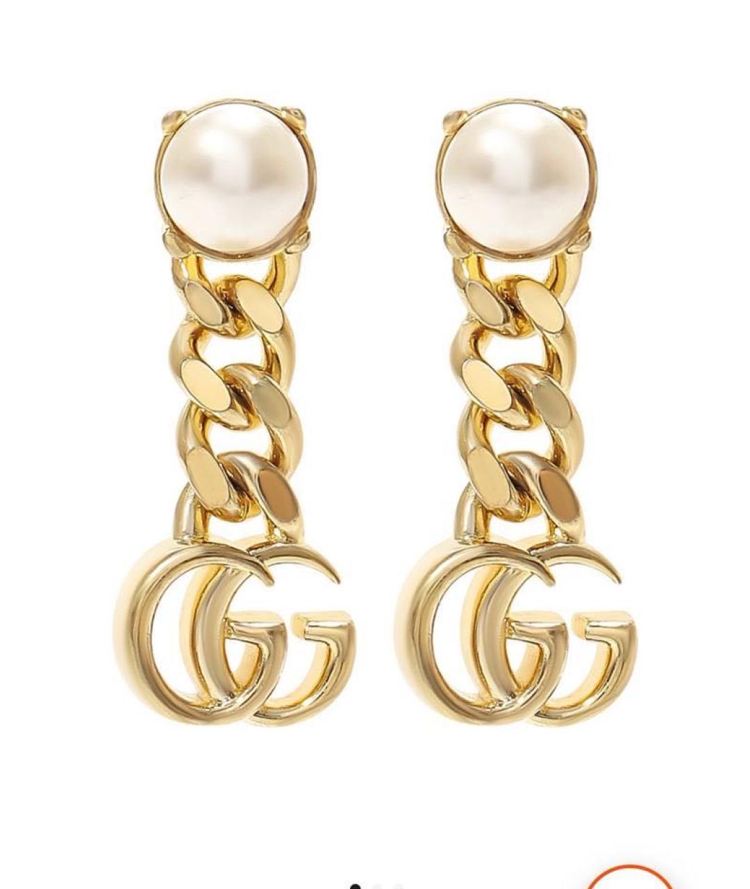 GUCCI Золотые серьги, фото 1