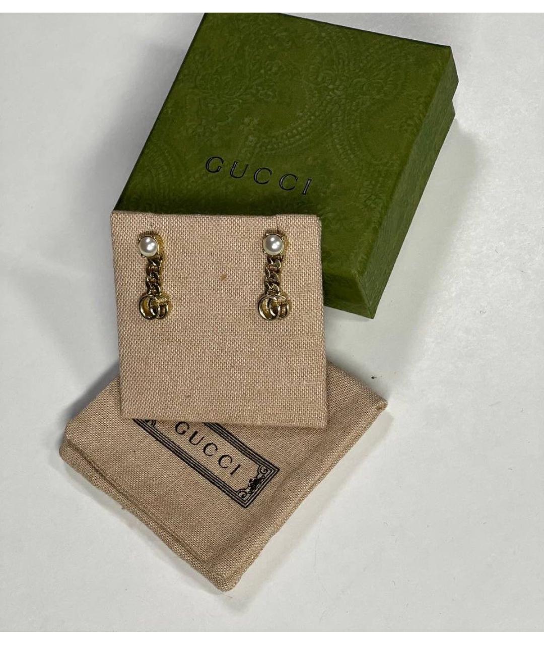 GUCCI Золотые серьги, фото 5