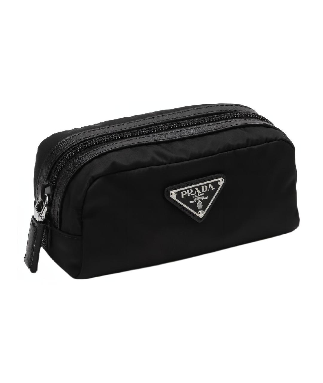 PRADA Черная барсетка, фото 4