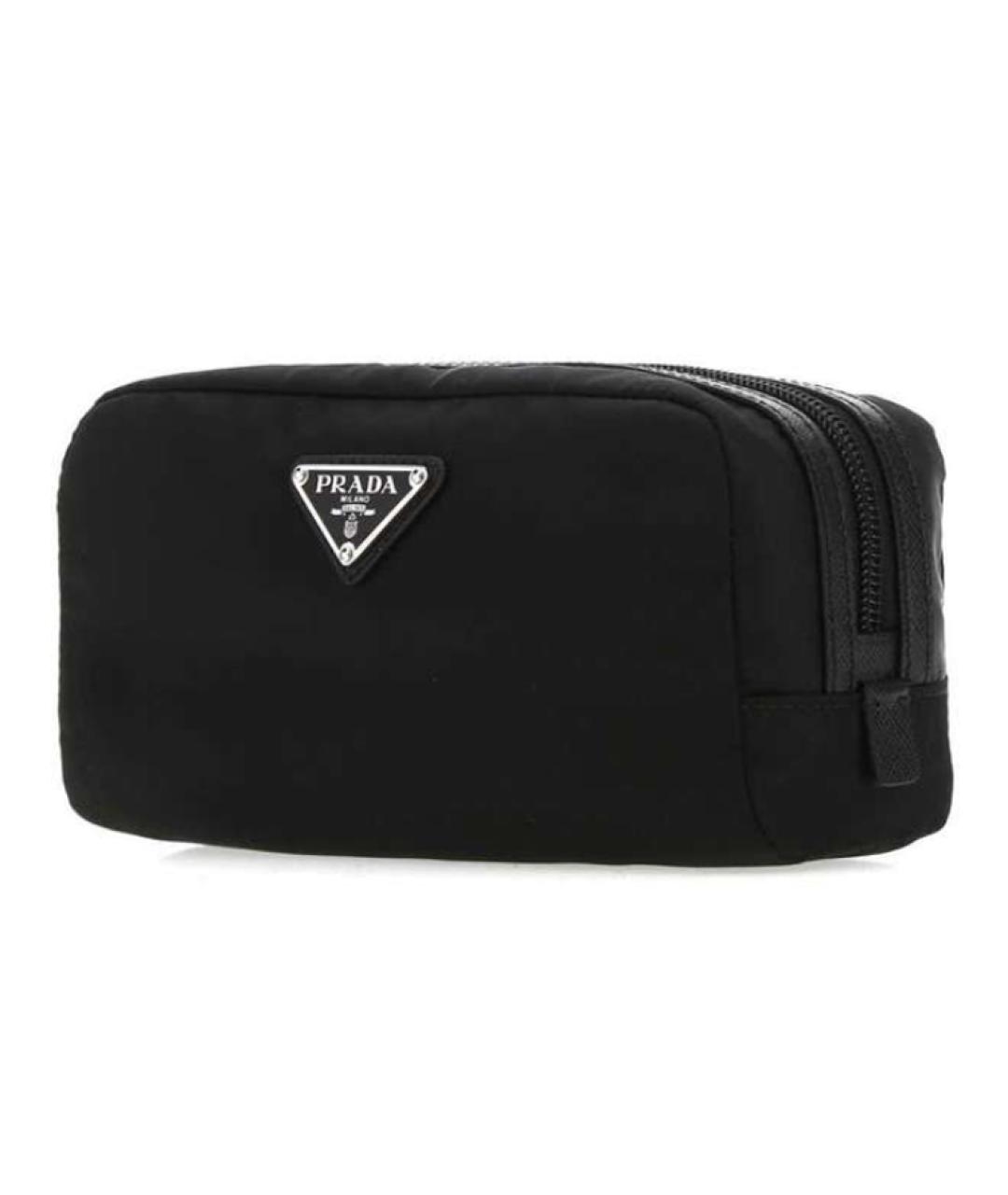 PRADA Черная барсетка, фото 2
