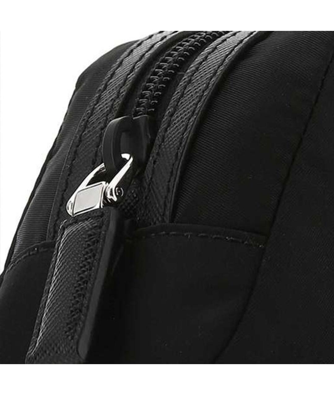 PRADA Черная барсетка, фото 5