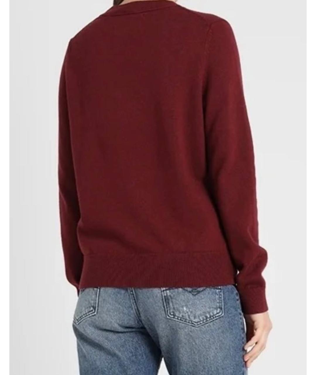 CALVIN KLEIN JEANS Бордовый хлопковый джемпер / свитер, фото 2