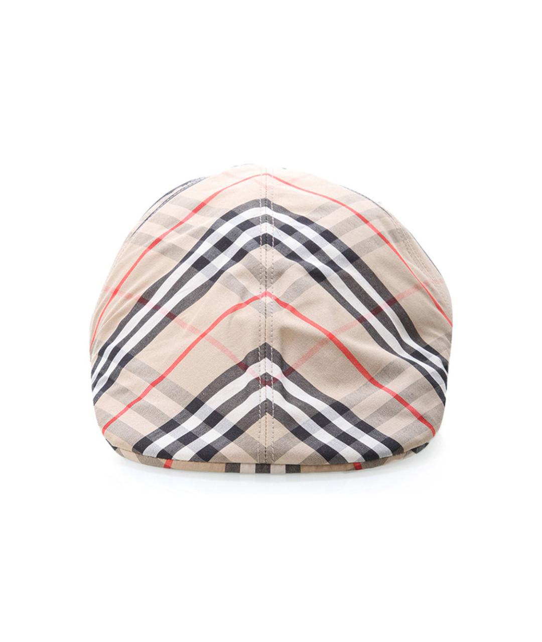 BURBERRY Бежевая хлопковая кепка, фото 2
