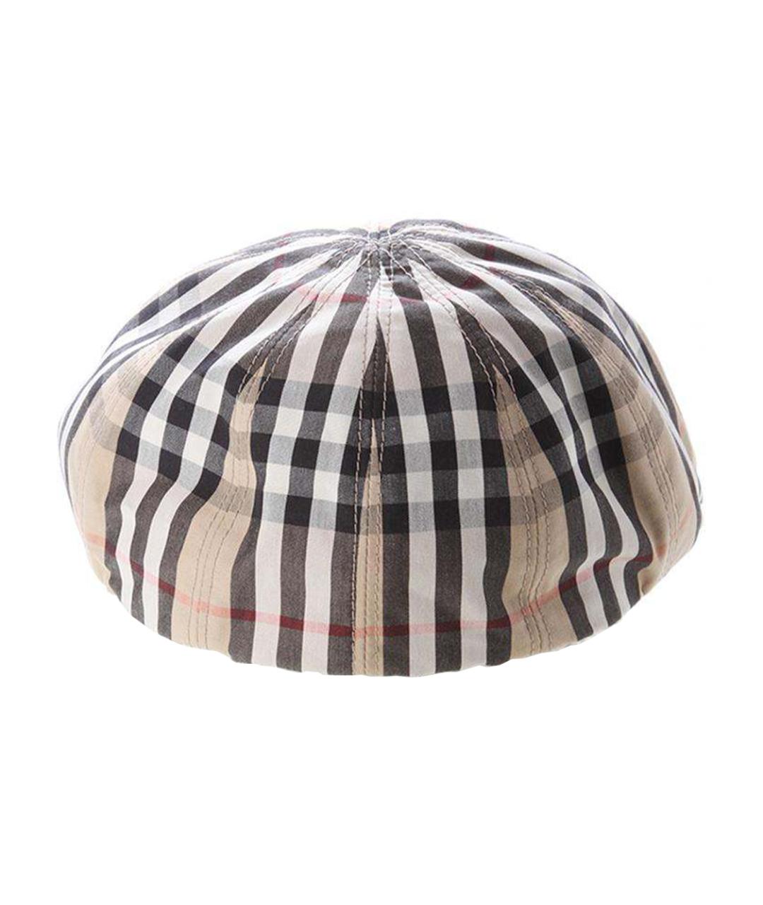BURBERRY Бежевая хлопковая кепка, фото 3