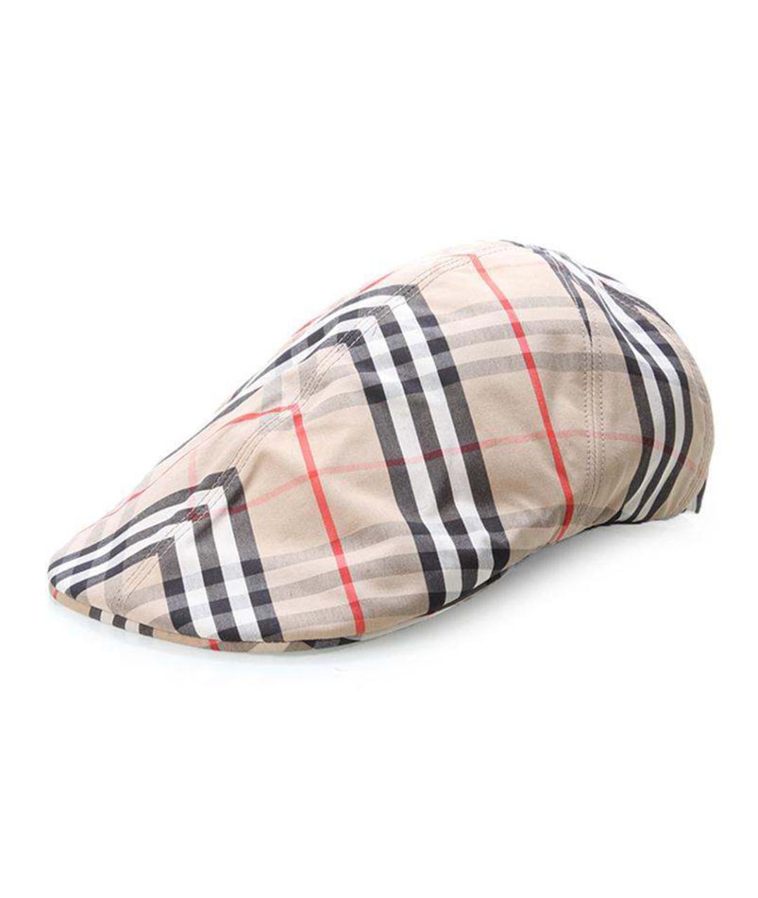 BURBERRY Бежевая хлопковая кепка, фото 1