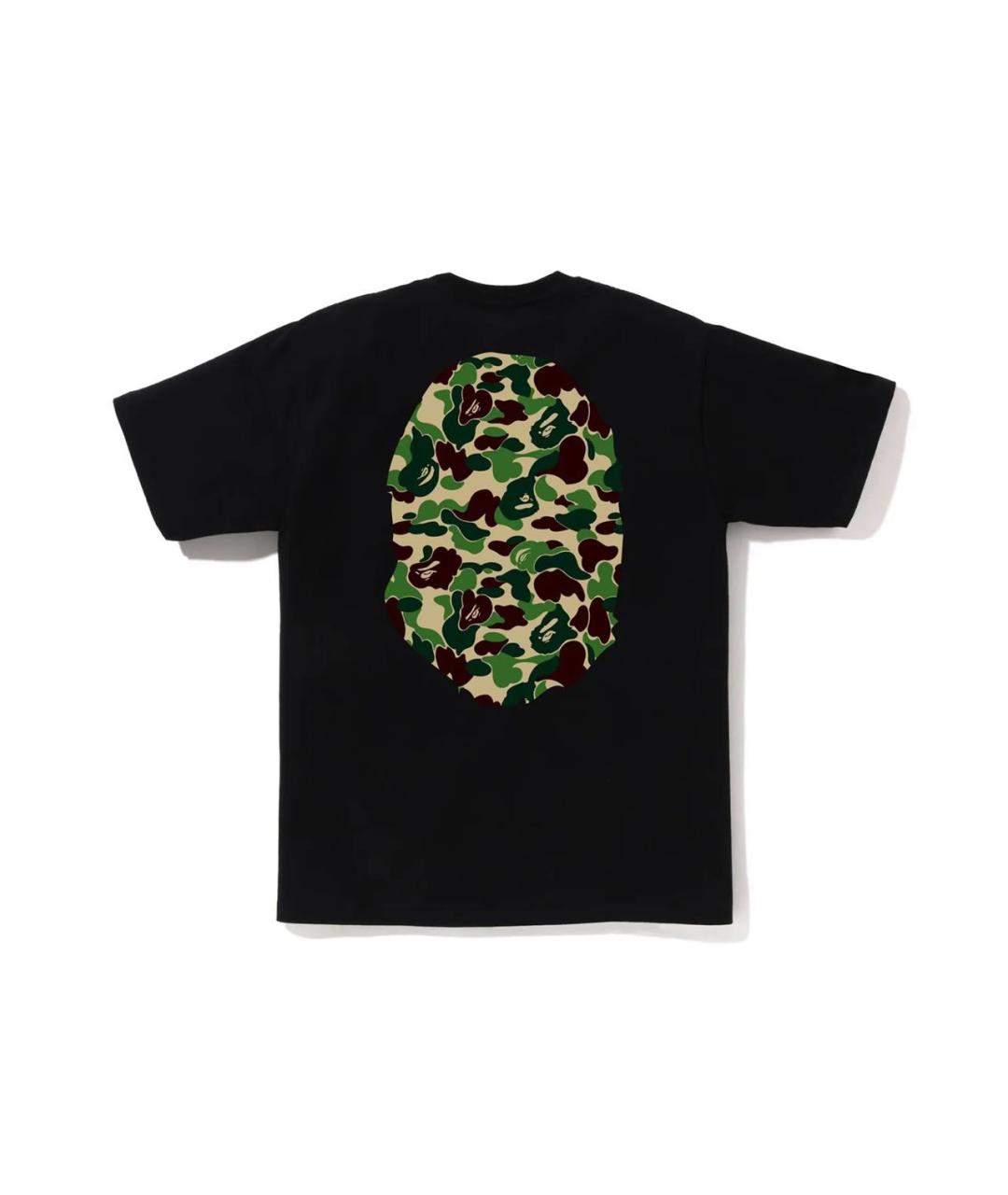 BAPE Черная хлопковая футболка, фото 2