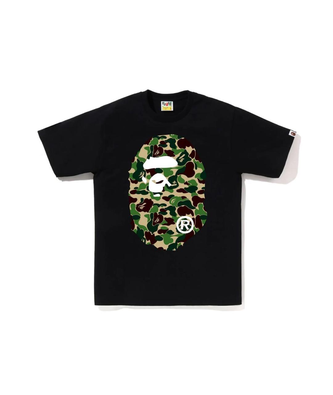 BAPE Черная хлопковая футболка, фото 1