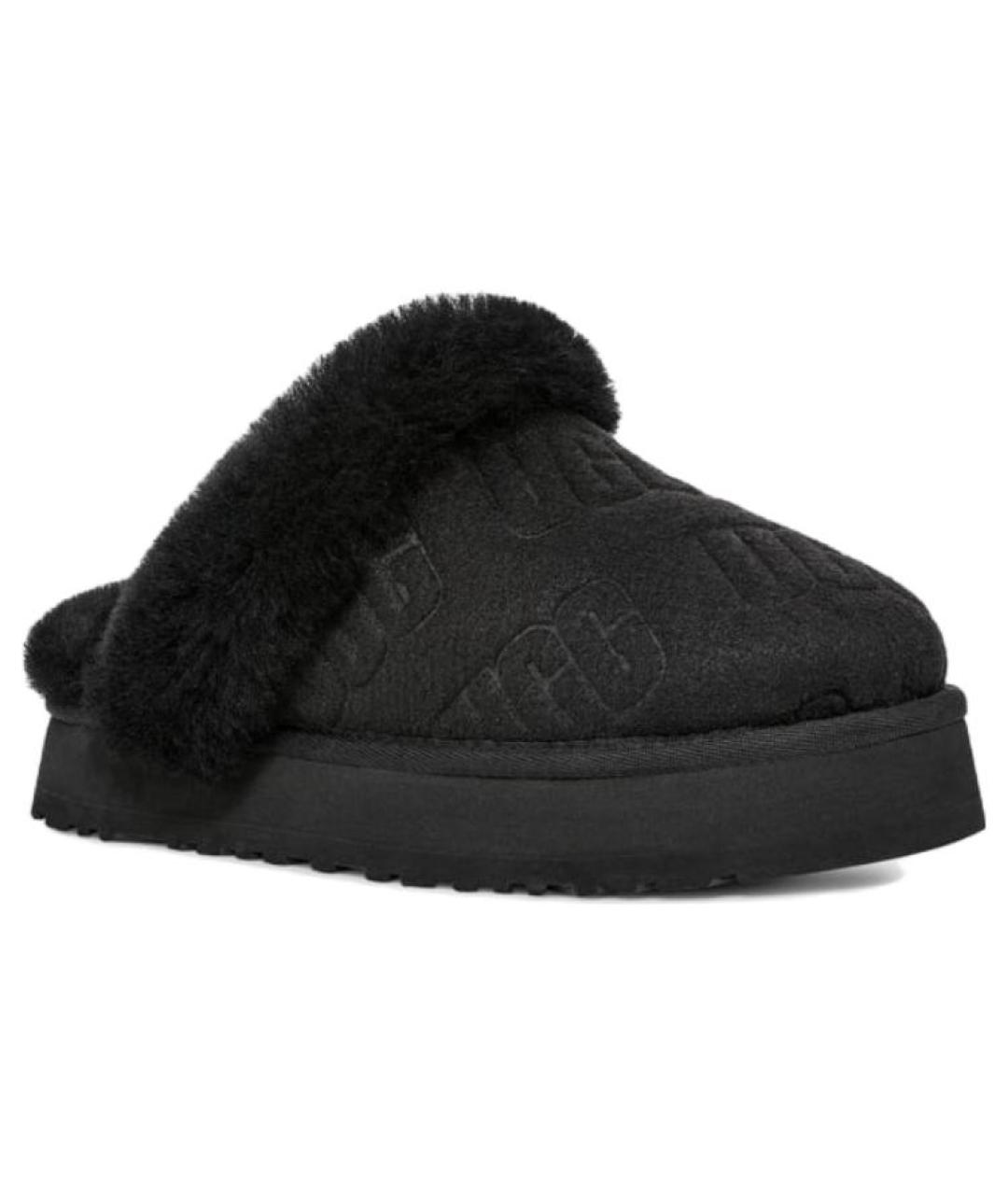 UGG AUSTRALIA Черные замшевые мюли, фото 3