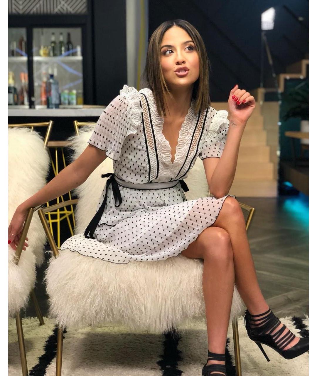 SELF-PORTRAIT Мульти полиэстеровое коктейльное платье, фото 7