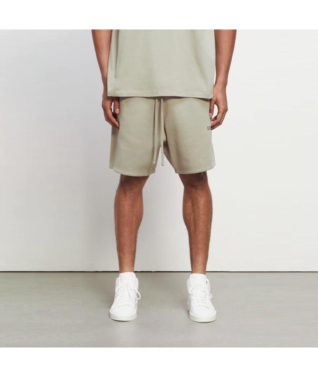 FEAR OF GOD ESSENTIALS Бежевые хлопковые шорты, фото 2