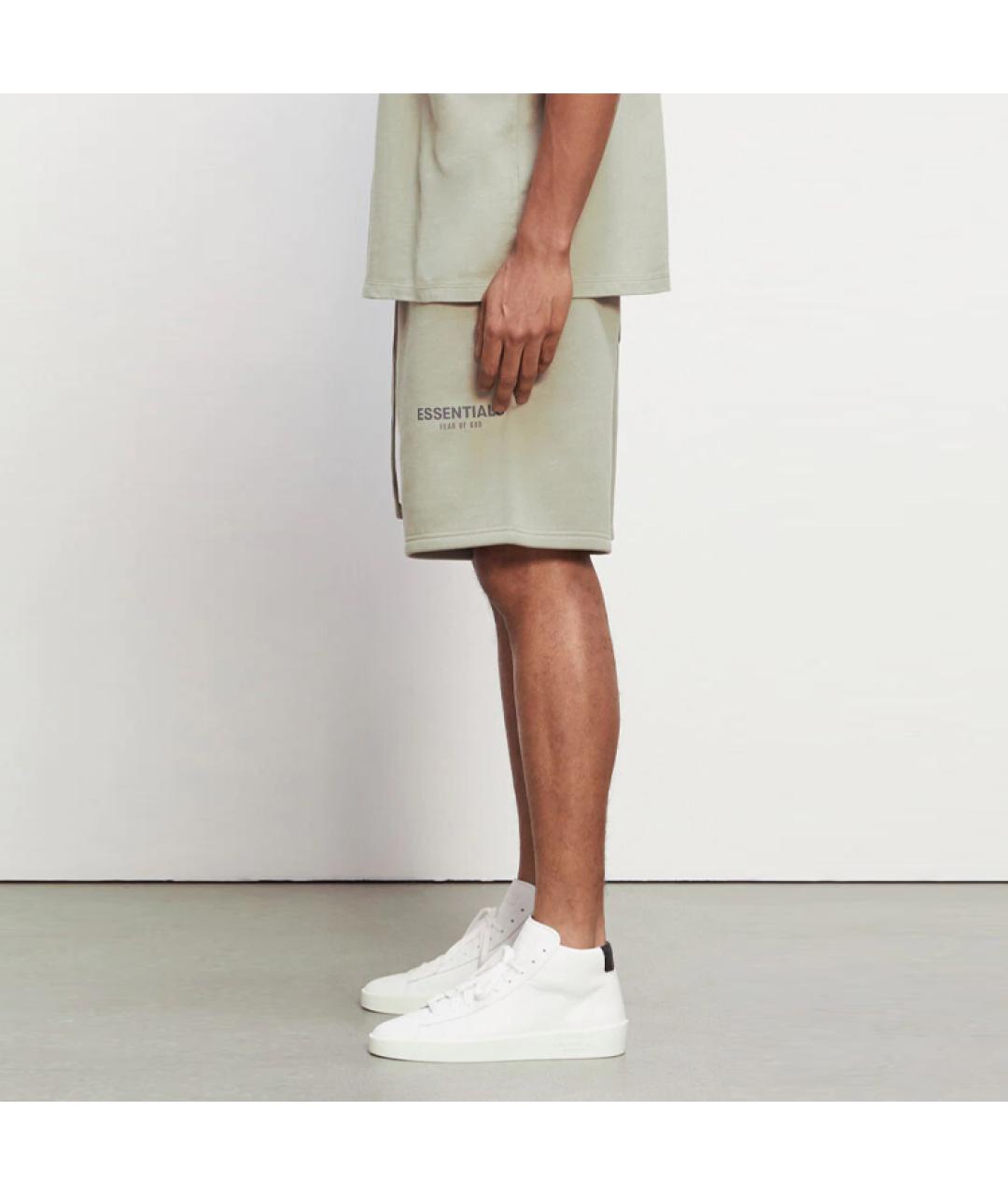 FEAR OF GOD ESSENTIALS Бежевые хлопковые шорты, фото 3