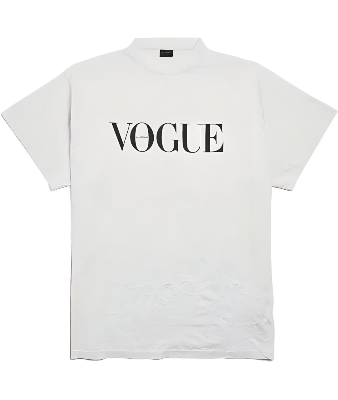 BALENCIAGA Белая футболка, фото 1