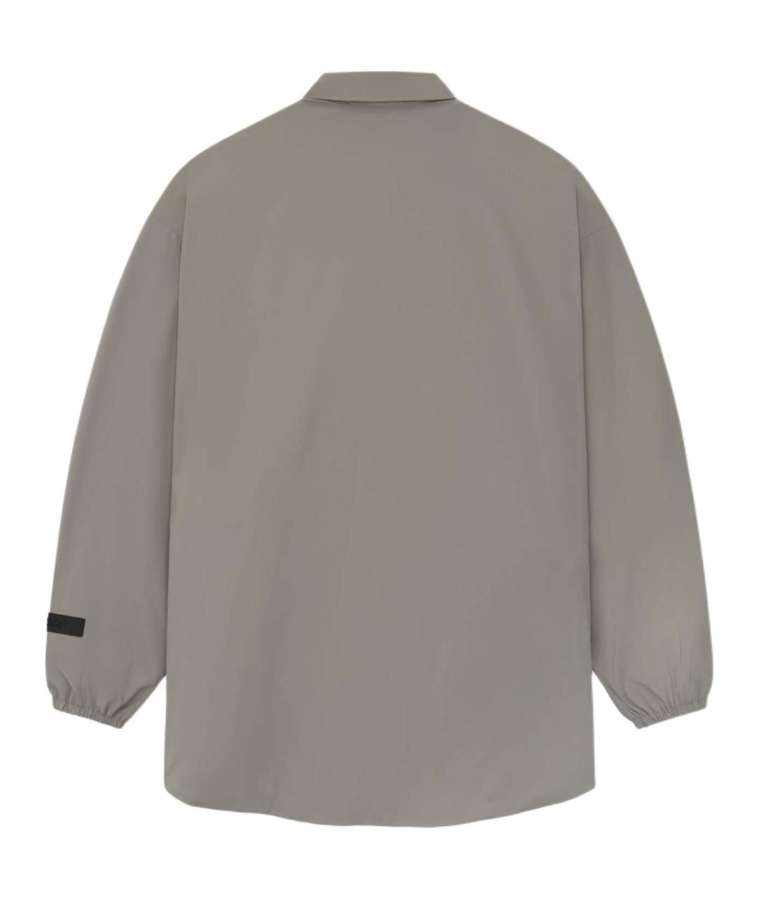 FEAR OF GOD ESSENTIALS Серая рубашка, фото 2