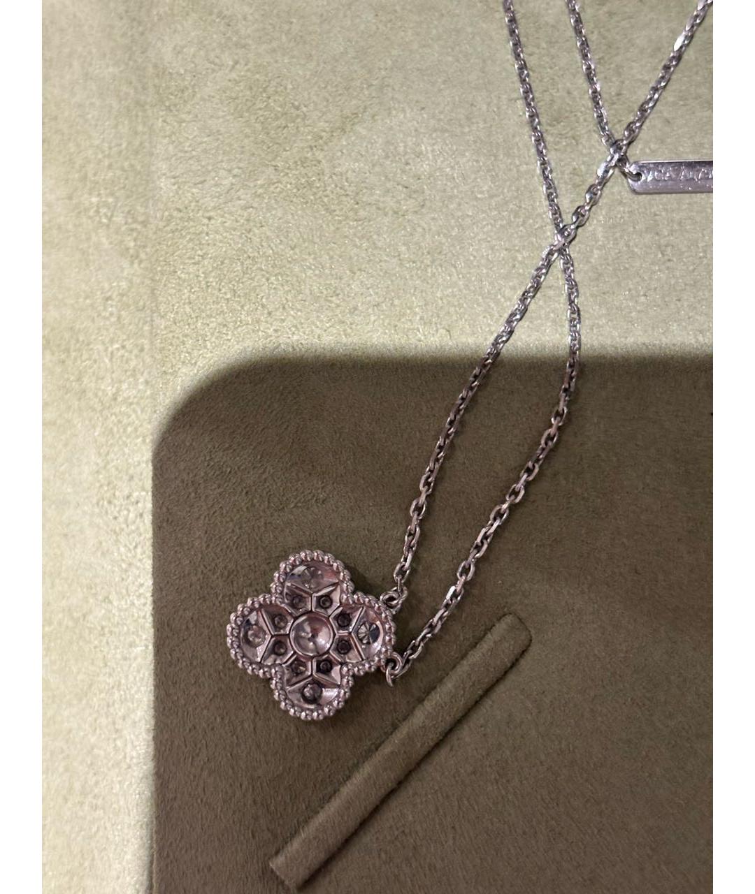 VAN CLEEF & ARPELS Серебряное колье из белого золота, фото 4