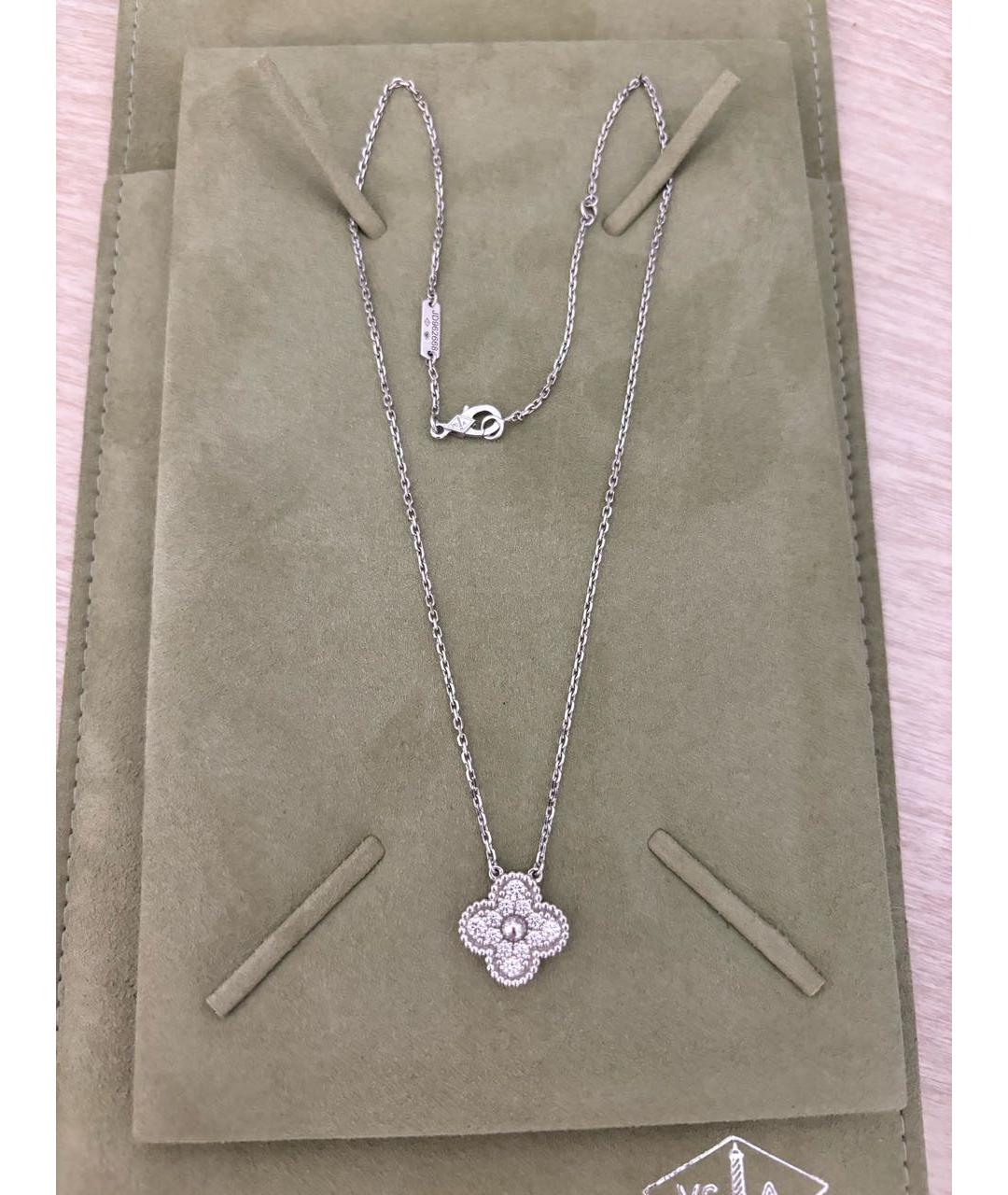 VAN CLEEF & ARPELS Серебряное колье из белого золота, фото 7