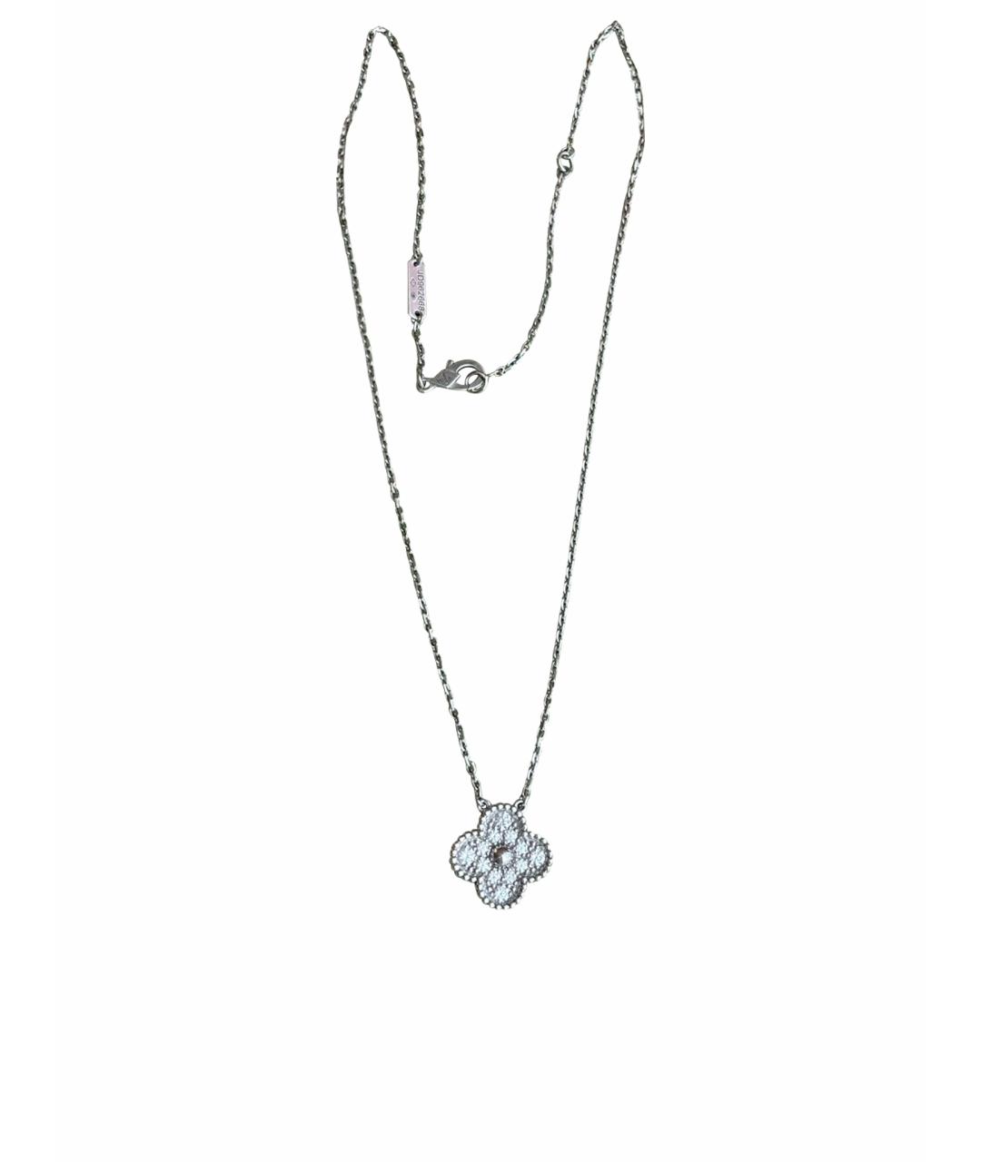 VAN CLEEF & ARPELS Серебряное колье из белого золота, фото 1