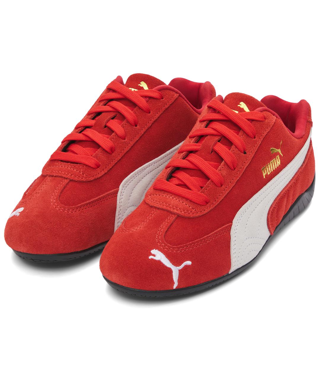 PUMA Красные замшевые кеды, фото 4