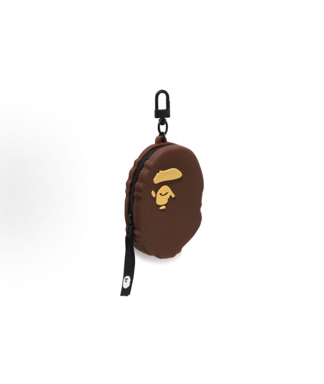 BAPE Коричневая ключница, фото 2