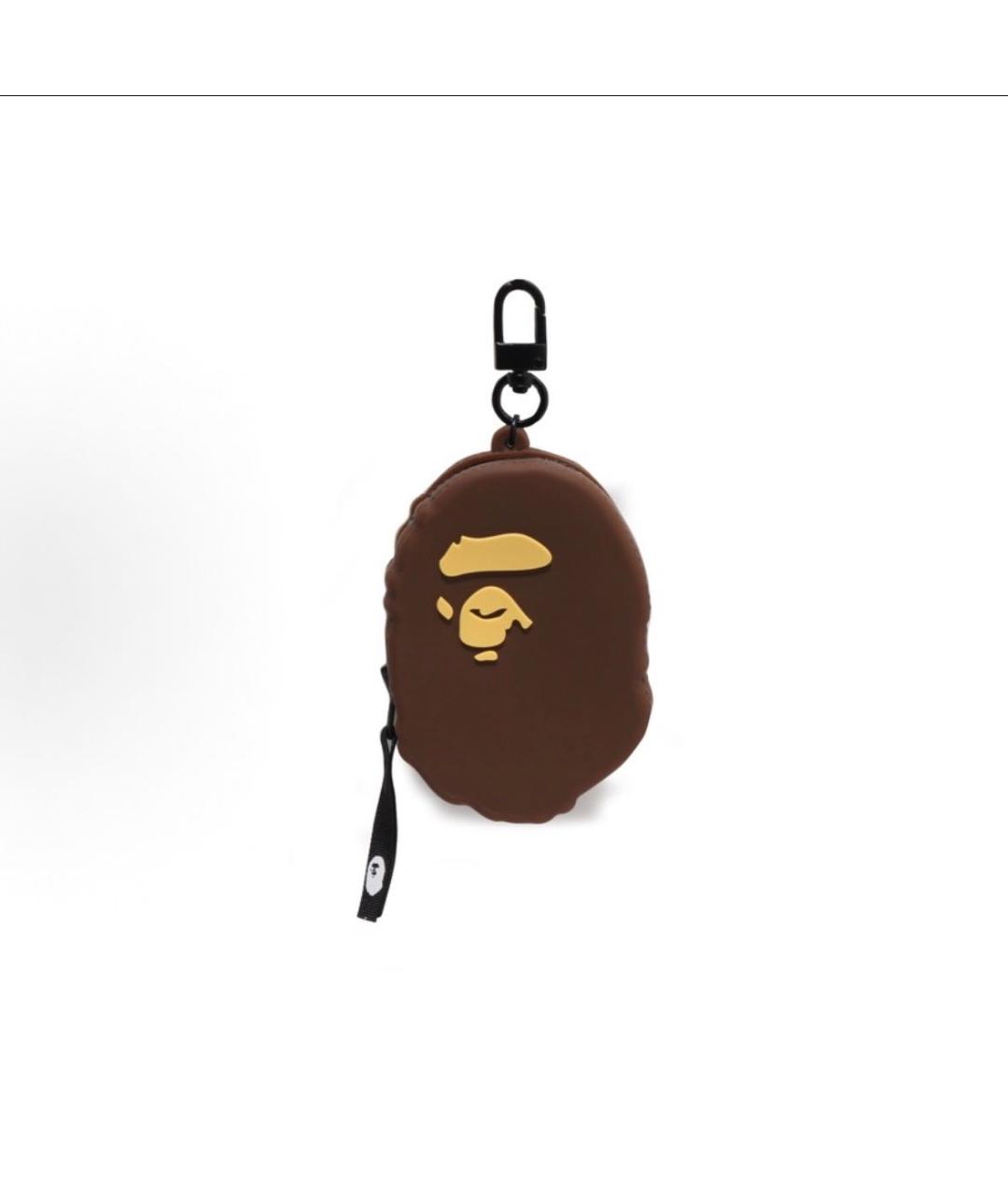 BAPE Коричневая ключница, фото 4